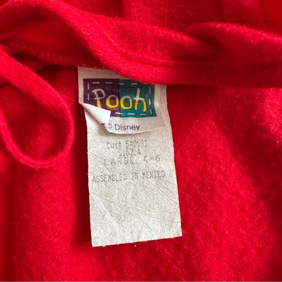 Winnie Pooh Vintage Furry costume Suit Size 4-6 - Picture 4 of 6